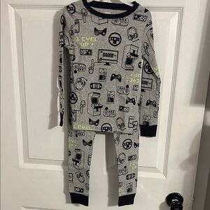 Carter's Gray and Black Gaming Pajama Set